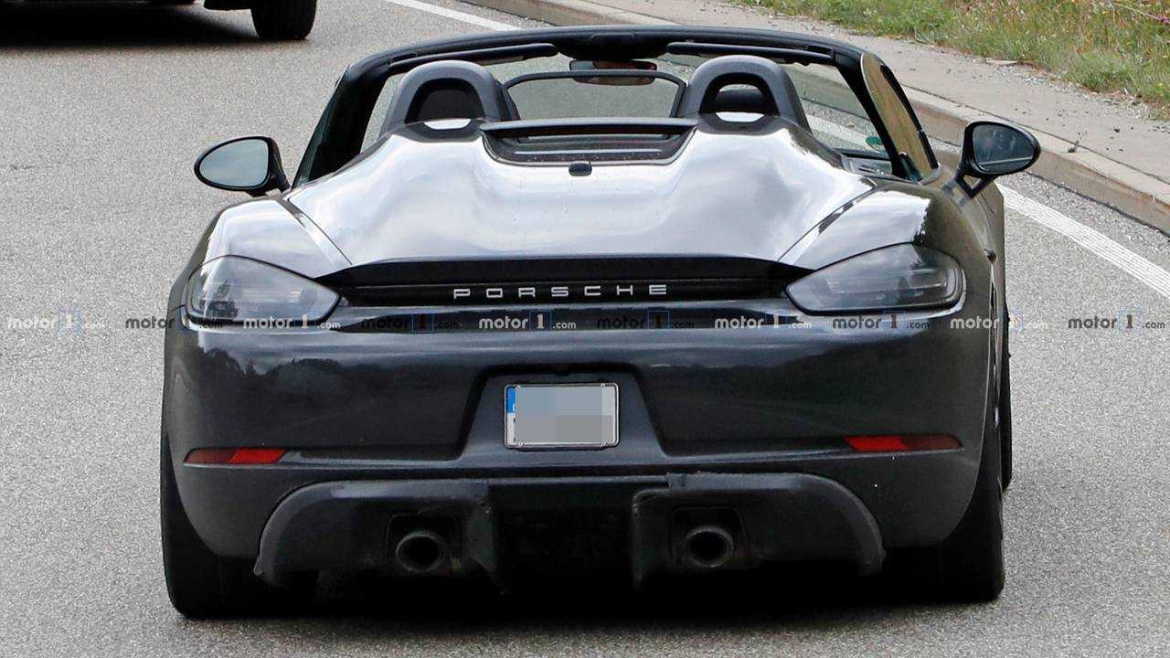 Porsche 718 Boxster Spyder Spy Photo