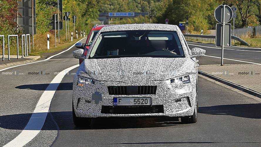 2020 Skoda Rapid successor spy photo
