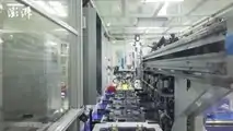 Produção de baterias na fábrica da Svolt