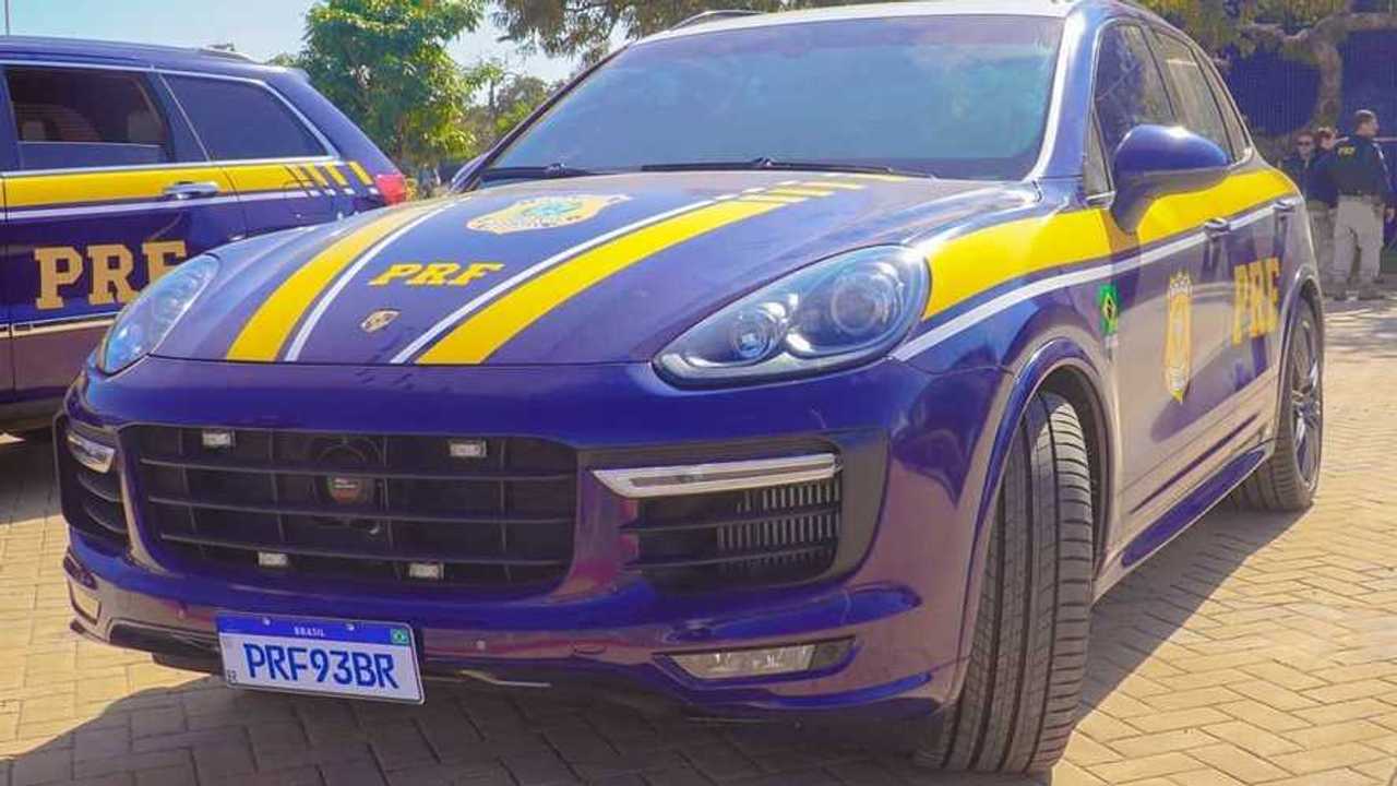 Le auto della polizia brasiliana