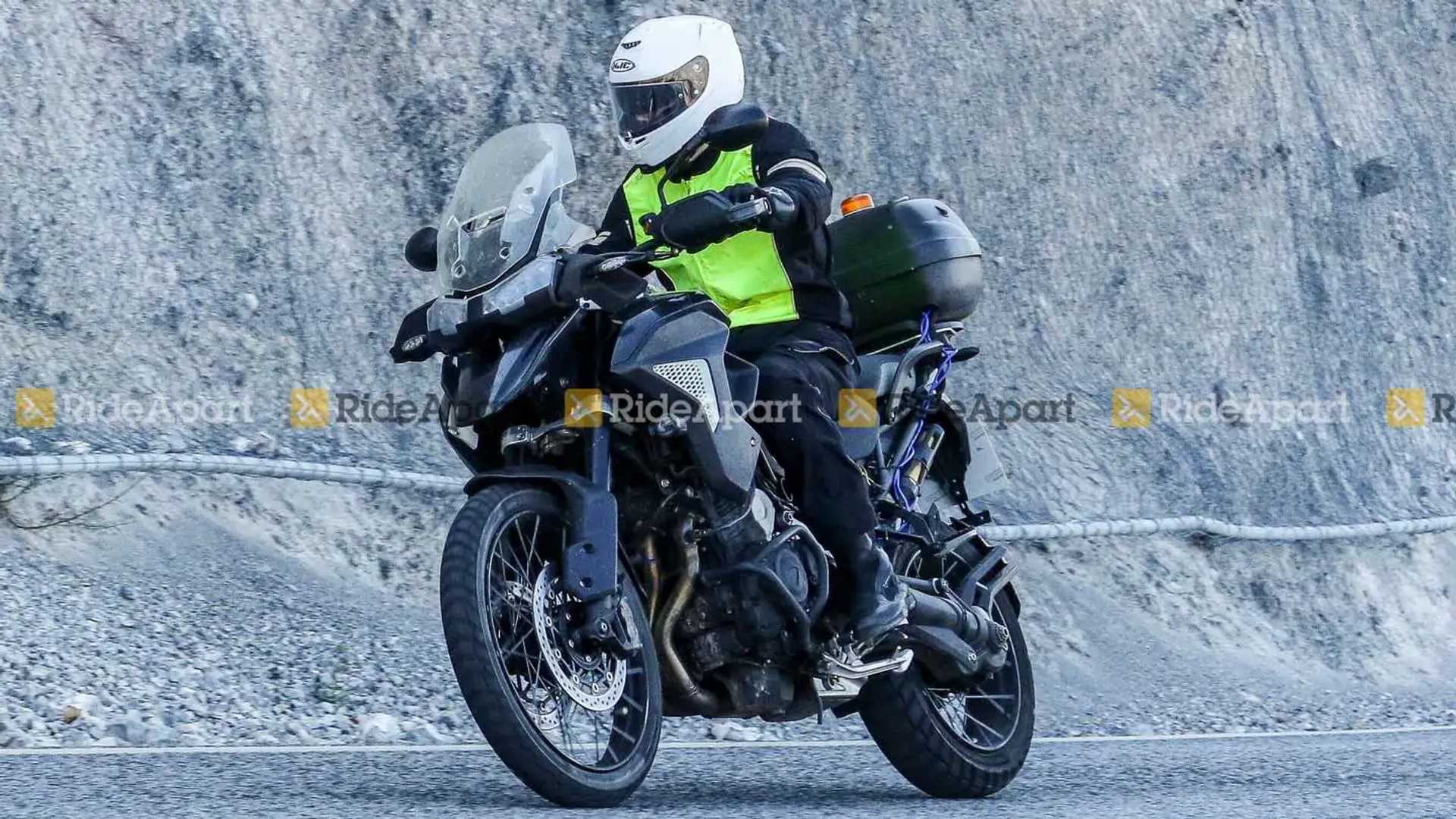 Triumph Tiger 1200 Spy Shots - Front Left View