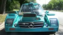 Selbstgebautes Mercedes-Rennauto