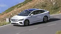 Volkswagen Aero B Elektrikli Sedan Casus Shots Köşe Üstü