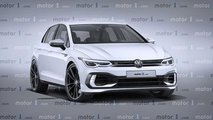 Volkswagen Golf 8 R Rendering