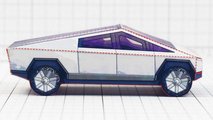 Check This Free Tesla Cybertruck Fold-Up Toy Right Now