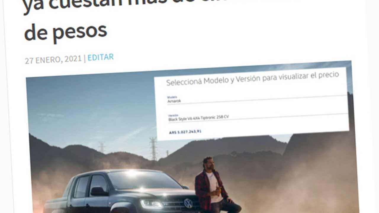 Inflación: las pick-ups nacionales ya cuestan más de seis millones de pesos