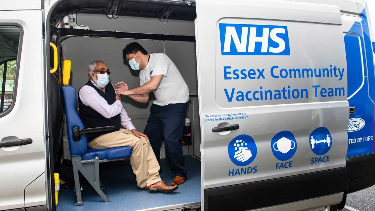Ford Transit NHS Vaccine Van