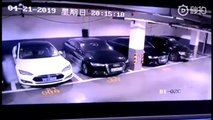 Explosion Tesla Model S