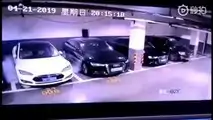 Explosion Tesla Model S