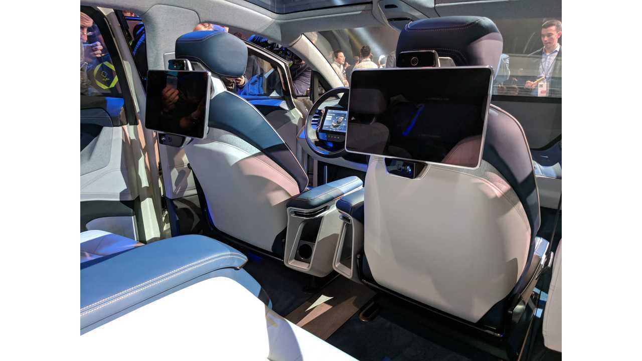 BYTON's rear seating area