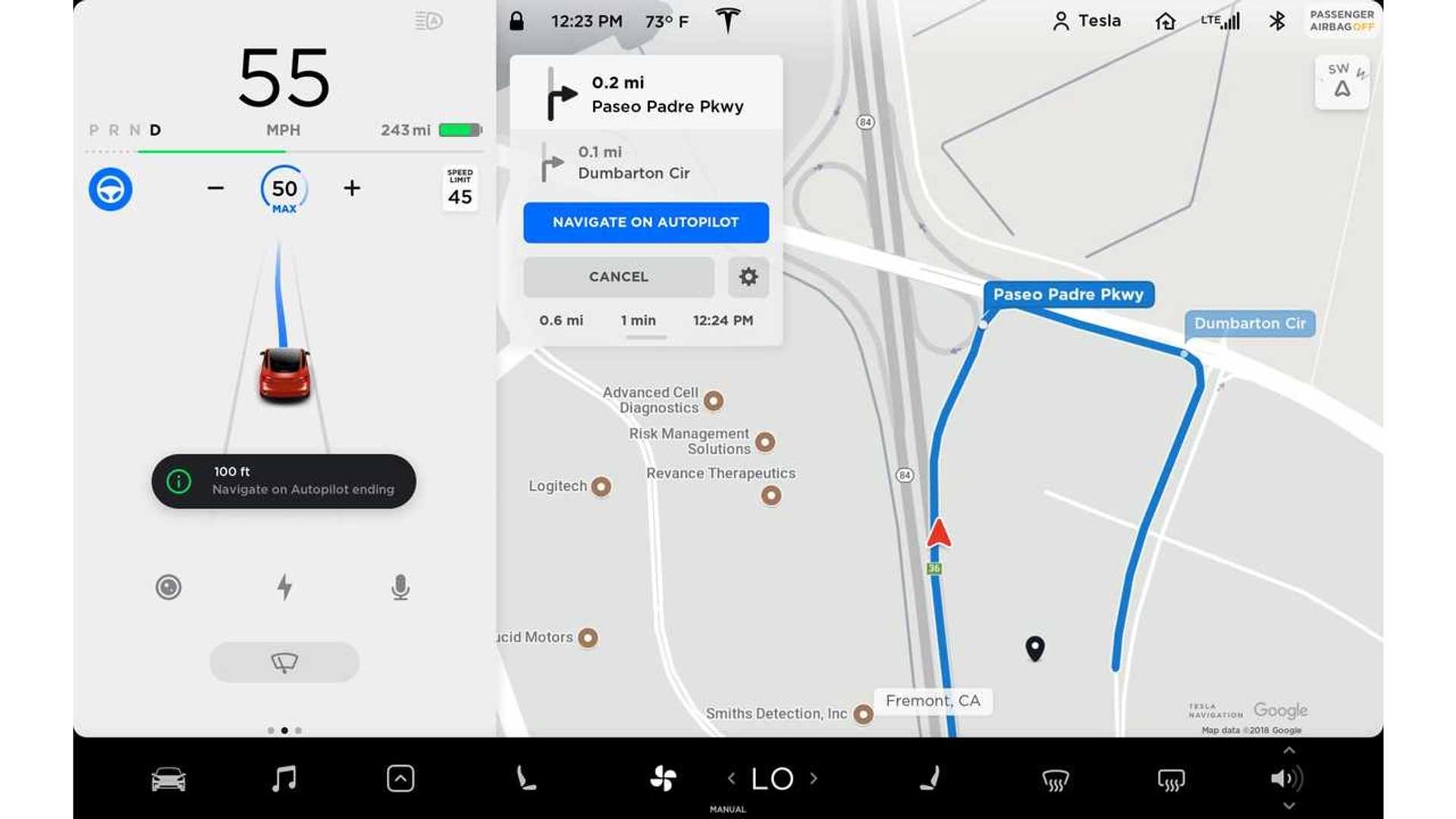 Watch Tesla Model 3 Navigate On Autopilot: New UI Images + Videos