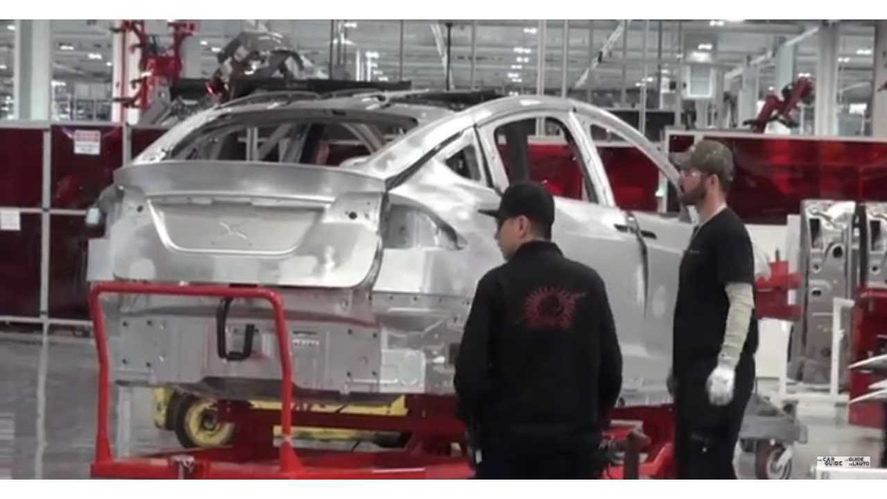 Model X Production Hit Almost 250 Per Week By Year's End (via Youtube/The Car Guide)