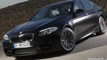 2012 BMW M5 in Frozen Black Hue 23.09.2011