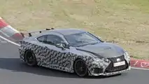 Lexus RC F GT spy photo