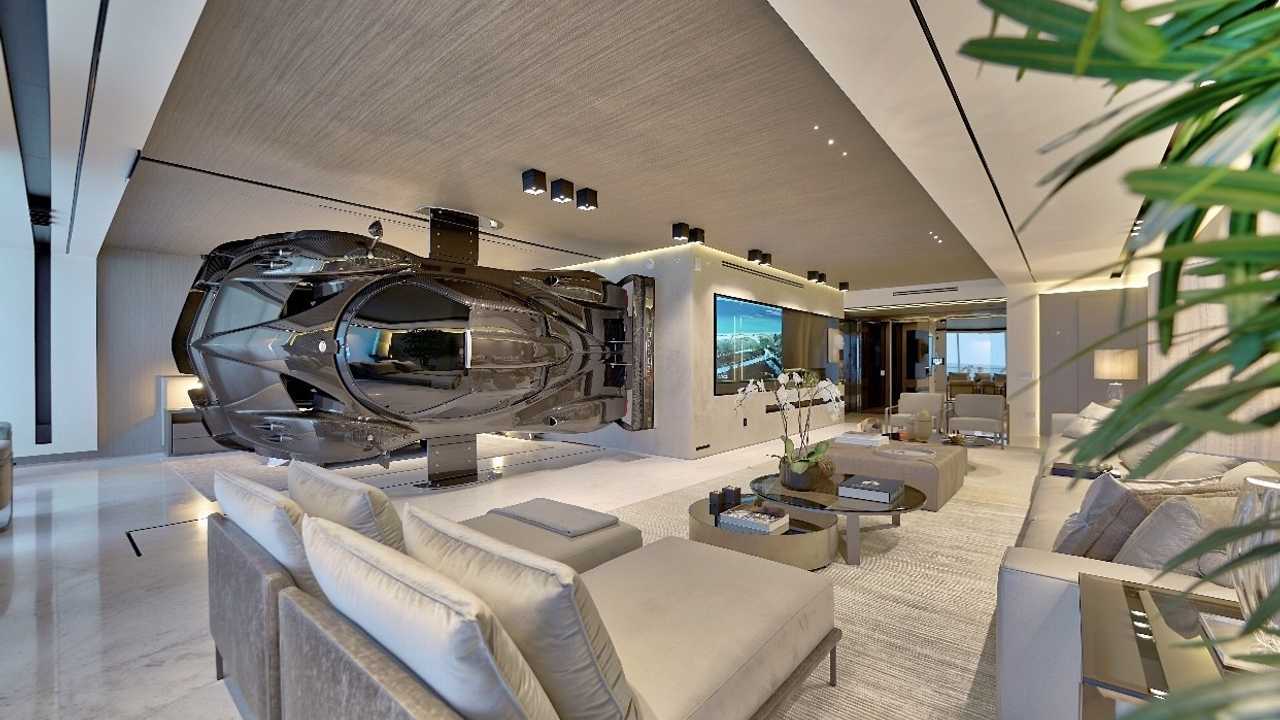 Miami’deki bu evde duvar yerine Pagani Zonda R kullanıldı