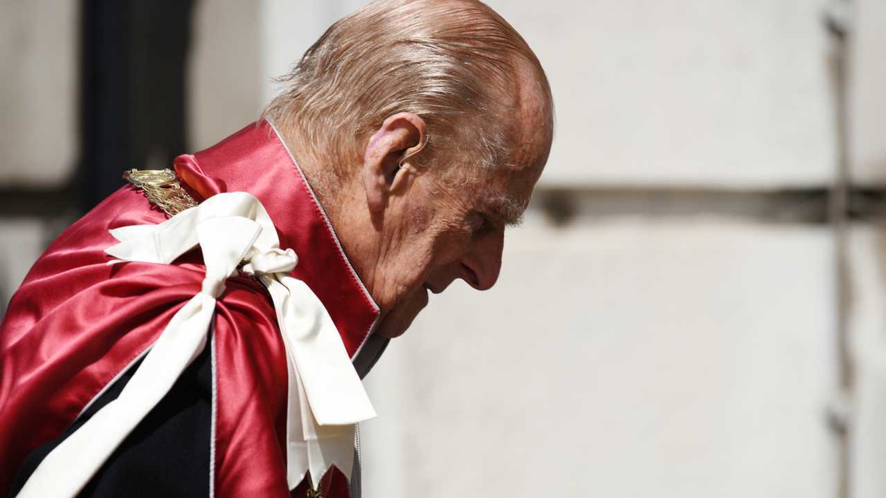 Prince Philip at a service at St Paul's Cathedral