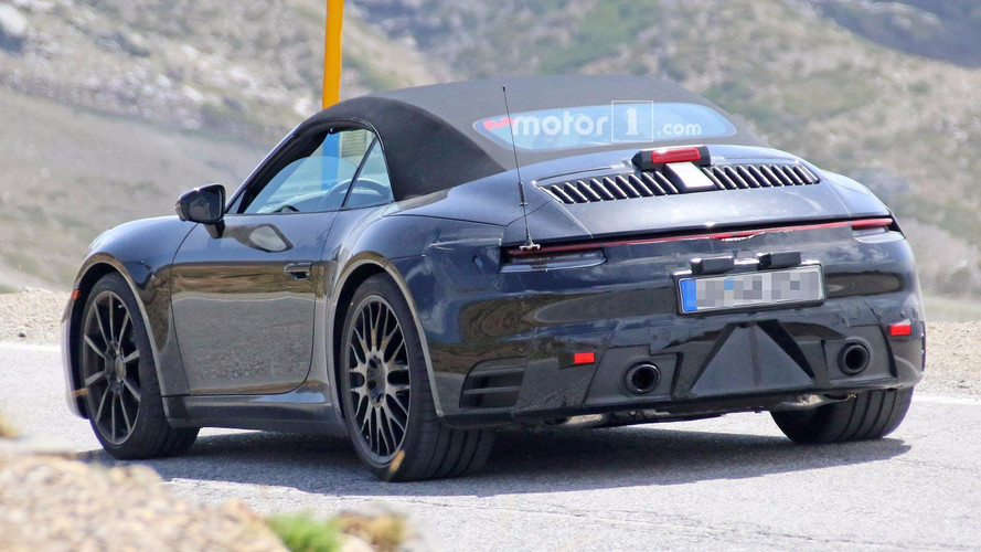 Yeni Porsche 911 Convertible casus fotoğraflar