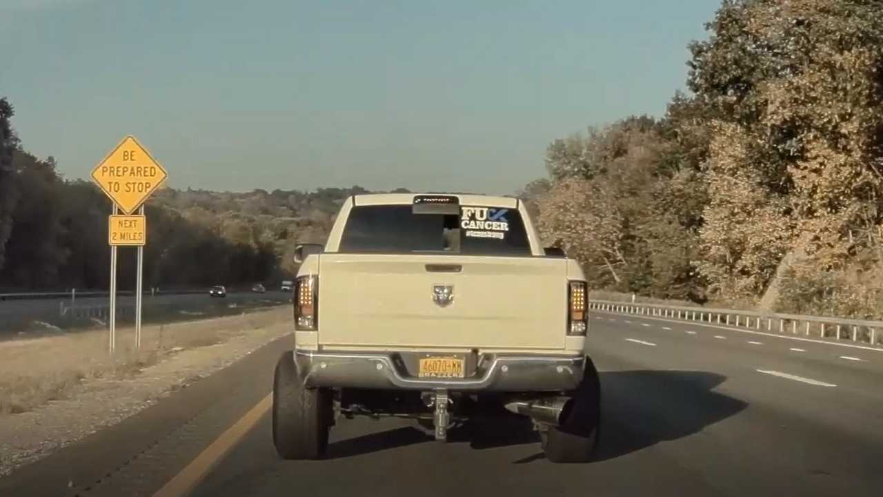 This Guy Has A History Of Coal Rolling, But The Last One Is Ironic