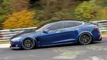 Tesla Model S Plaid Spied