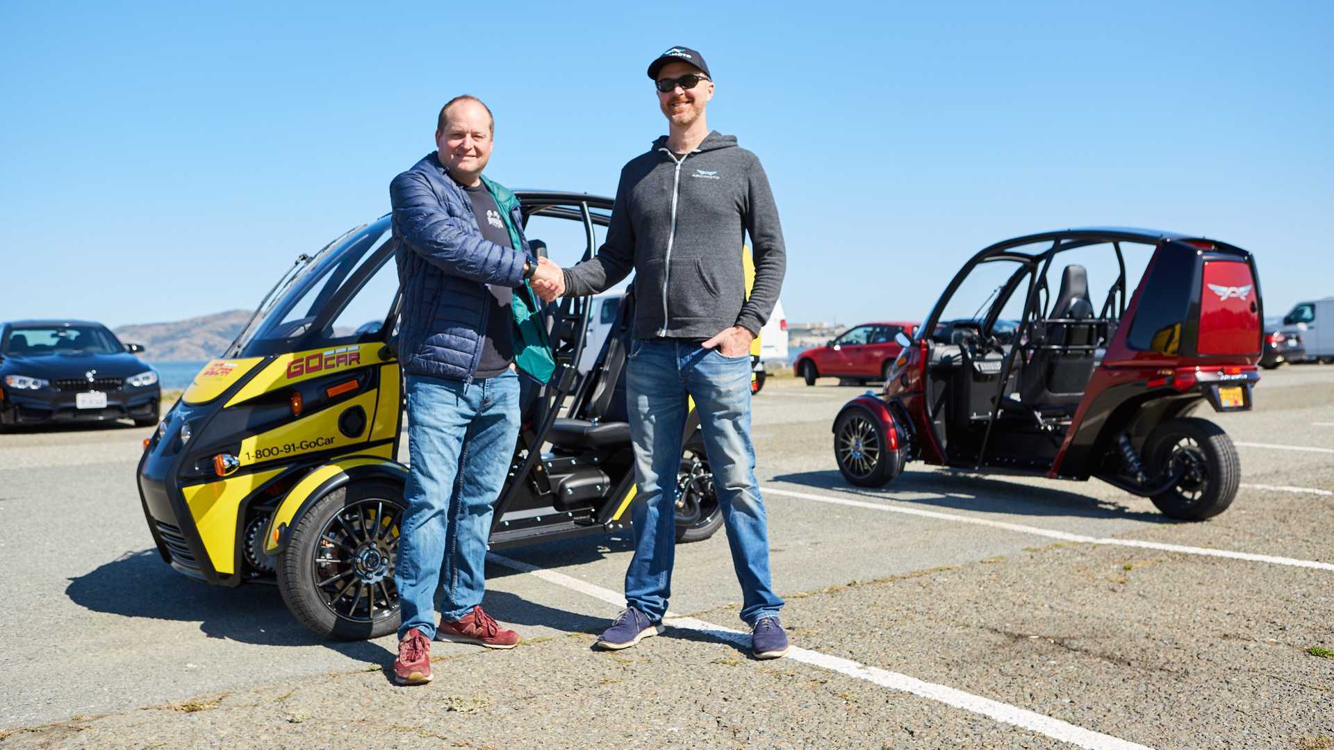Arcimoto FUV in GoCar fleet in San Francisco