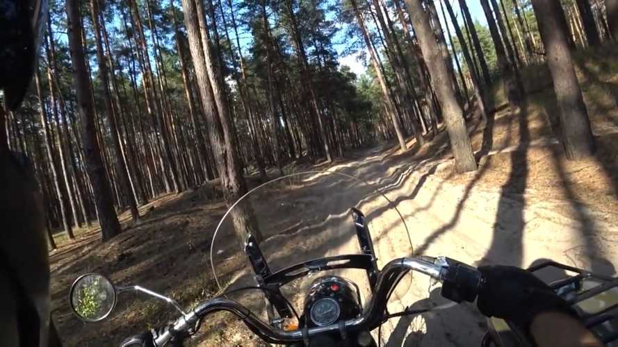 Dude Hits The Trails With His Sidecar, And It's Pretty Chill