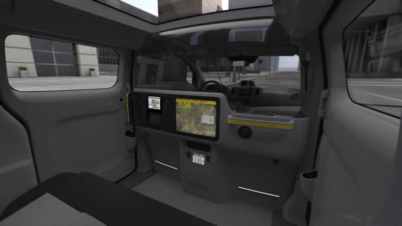 Nissan mostra o interior do "Táxi do Futuro" em Nova Iorque