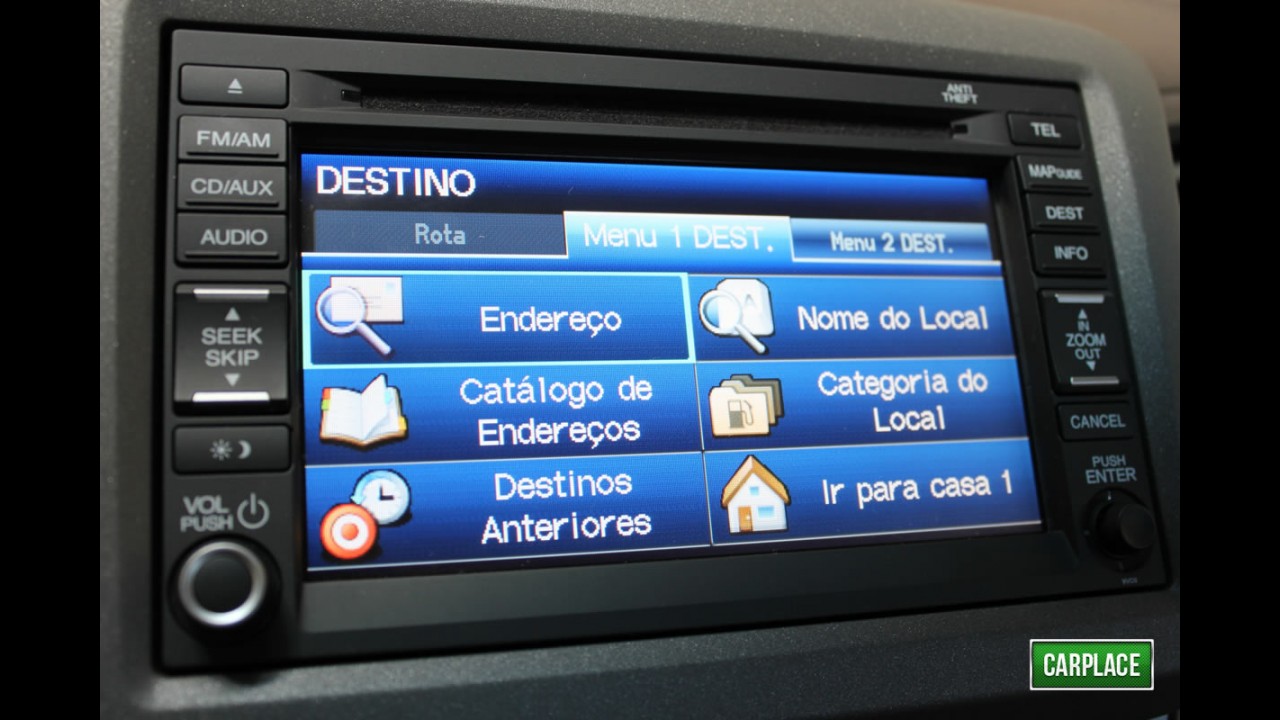 Garagem CARPLACE: Detalhes do acabamento interno do Novo Honda Civic 2012