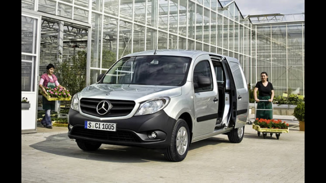 Mercedes apresenta o Citan 2013, irmão gêmeo do Renault Kangoo