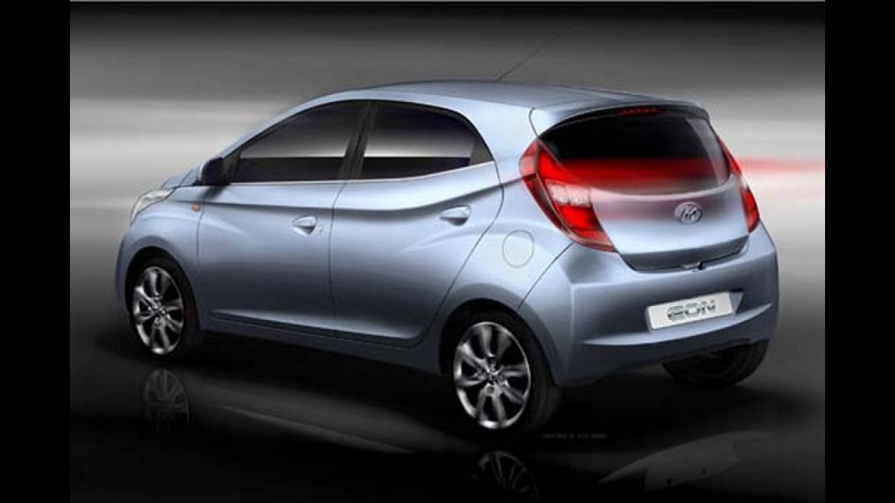 Hyundai divulga primeiros esboços de Eon, novo compacto de baixo custo para a Índia