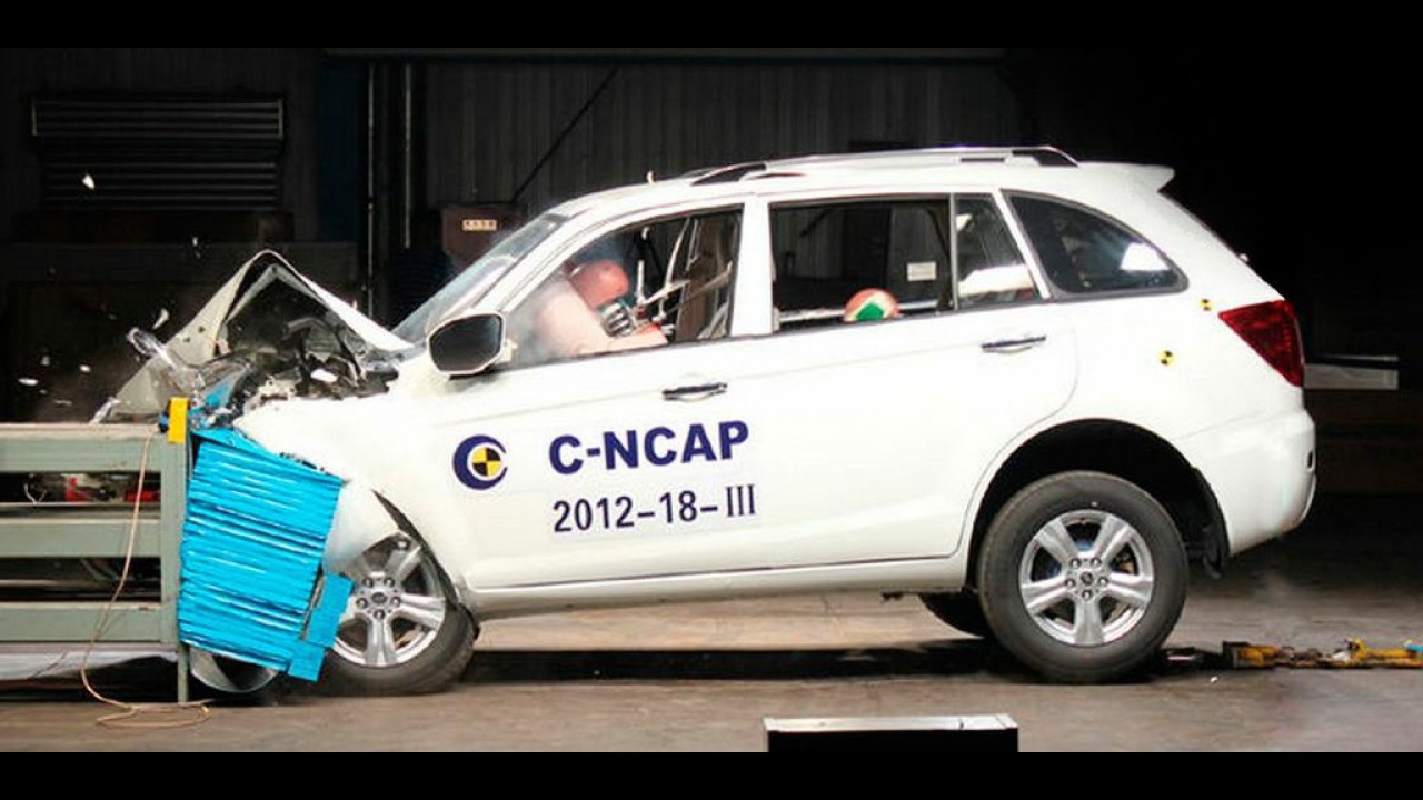 Lifan X60 alcança quatro estrelas em teste de colisão do C-NCAP