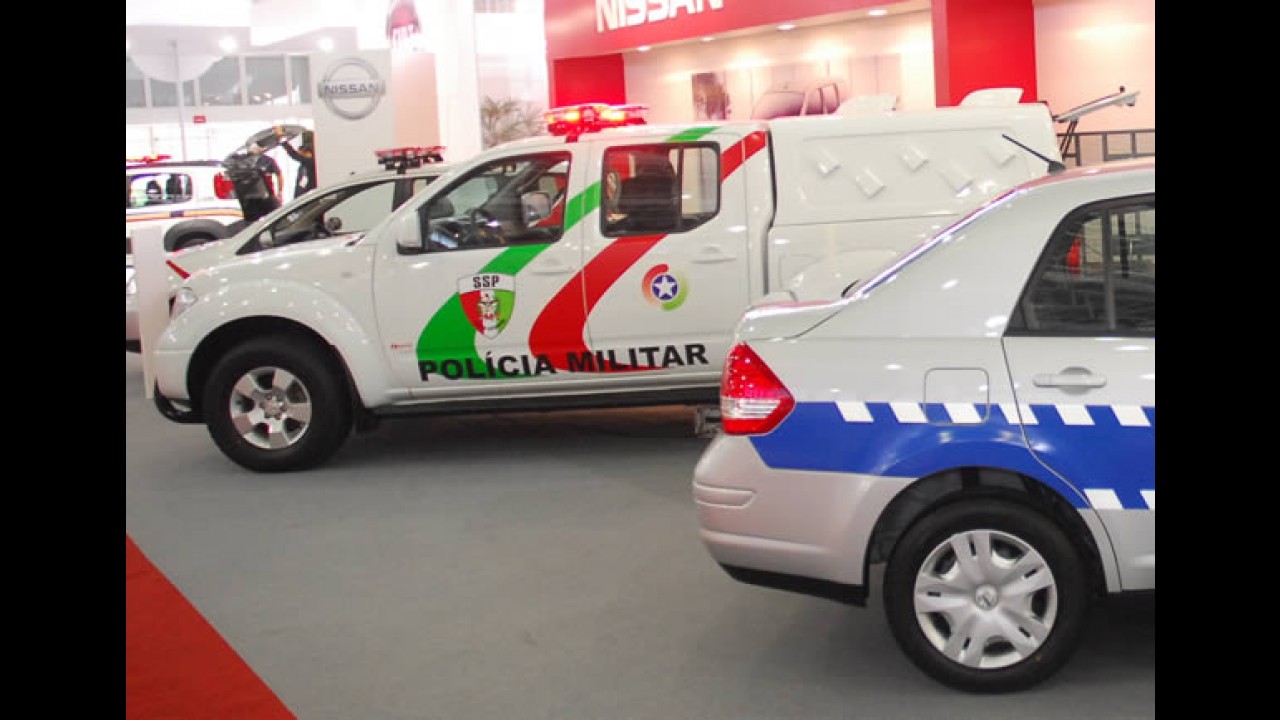 Interseg: Nissan mostra Frontier, Livina e Tiida Sedan como viaturas policiais