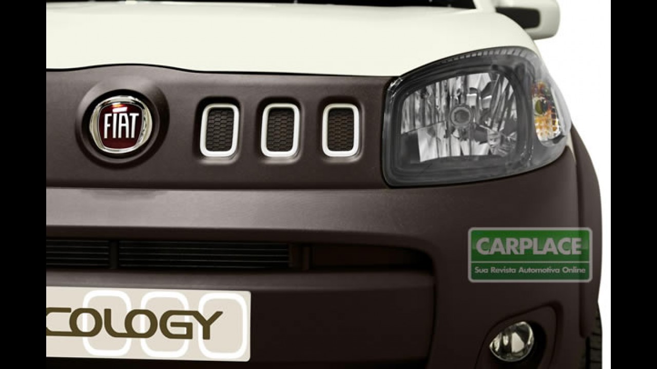 Fiat Uno Ecology - Conceito tem sistema Stop&Start e teto que capta energia solar