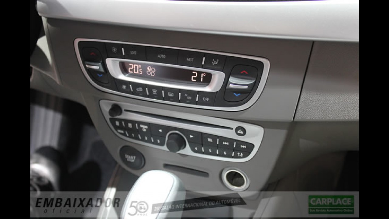 Salão do Automóvel: Renault lança Fluence com motor 2.0 Flex e câmbio CVT - Veja fotos