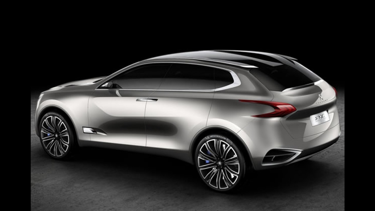 Peugeot SXC: crossover conceitual híbrido tem 313 cv e consumo de 17,2 km/l
