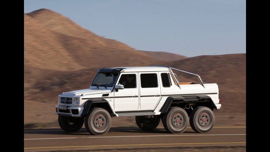 Mercedes divulga novas imagens do Classe G 6x6