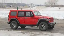 Jeep Wrangler Half-Door Spy Shots