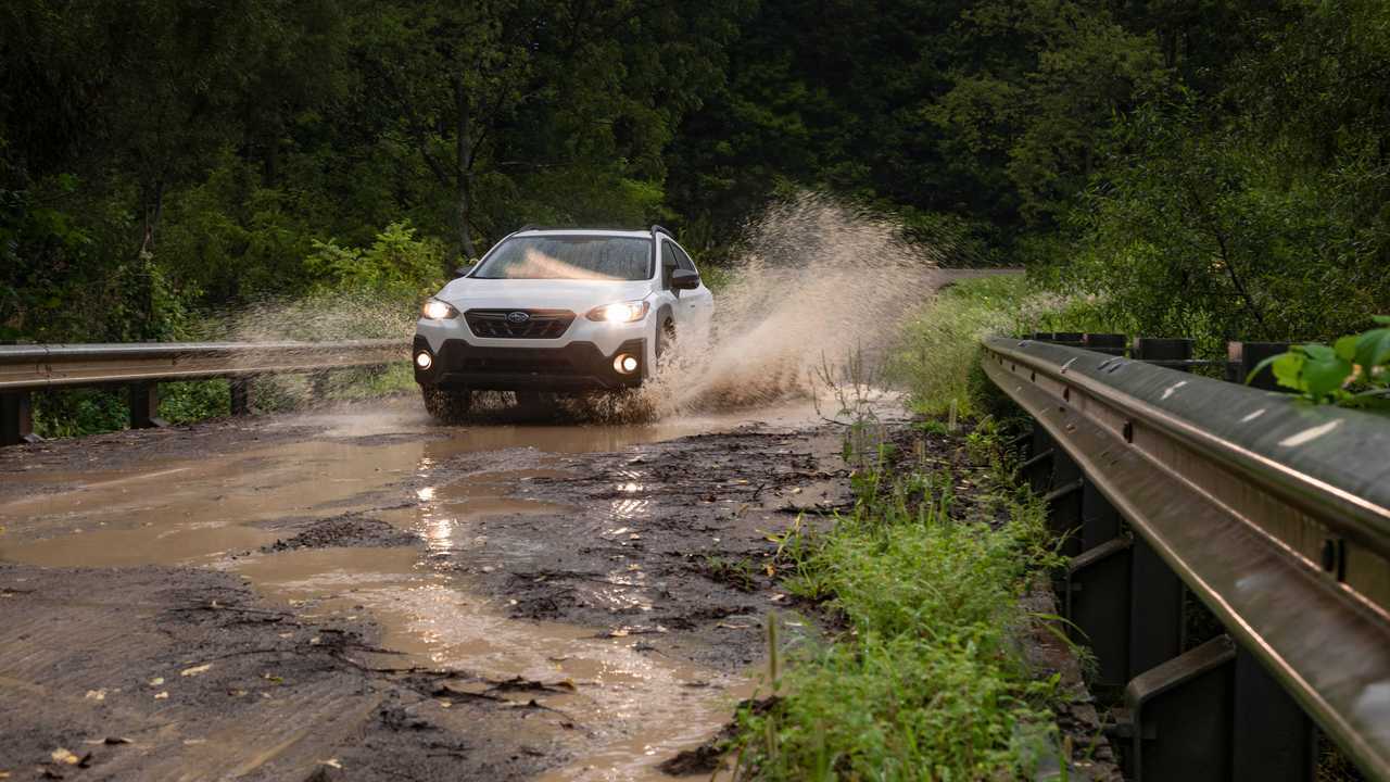 2021 Subaru Crosstrek water