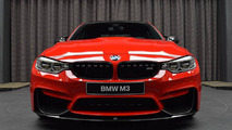 BMW M3 with Competition Package and Ferrari Red paint