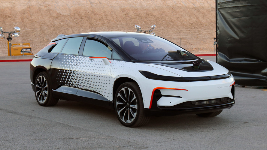 Faraday Future FF 91 prototipi denemesi