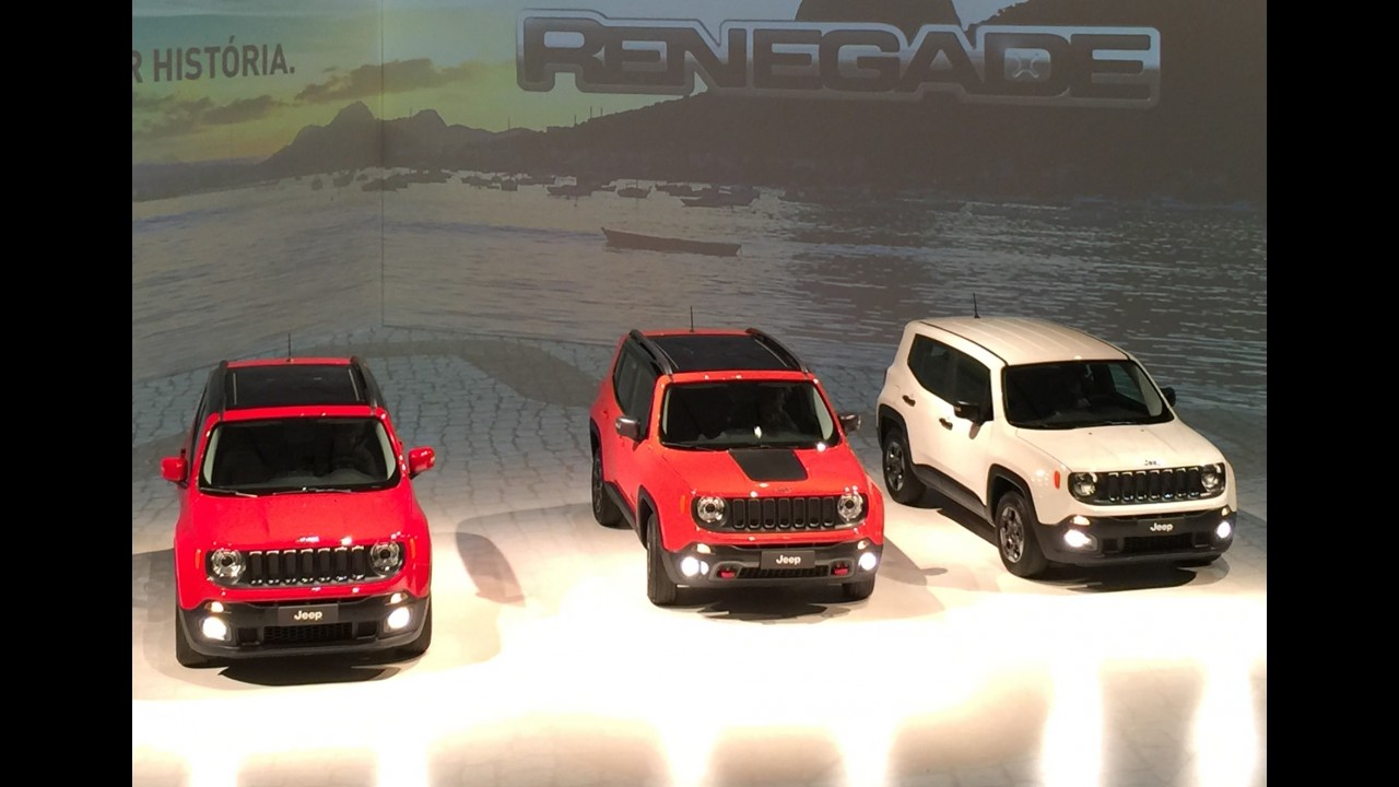Jeep Renegade é lançado no Brasil por R$ 66.900 - versão diesel custa R$ 99.900