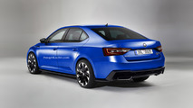 Skoda Superb RS render