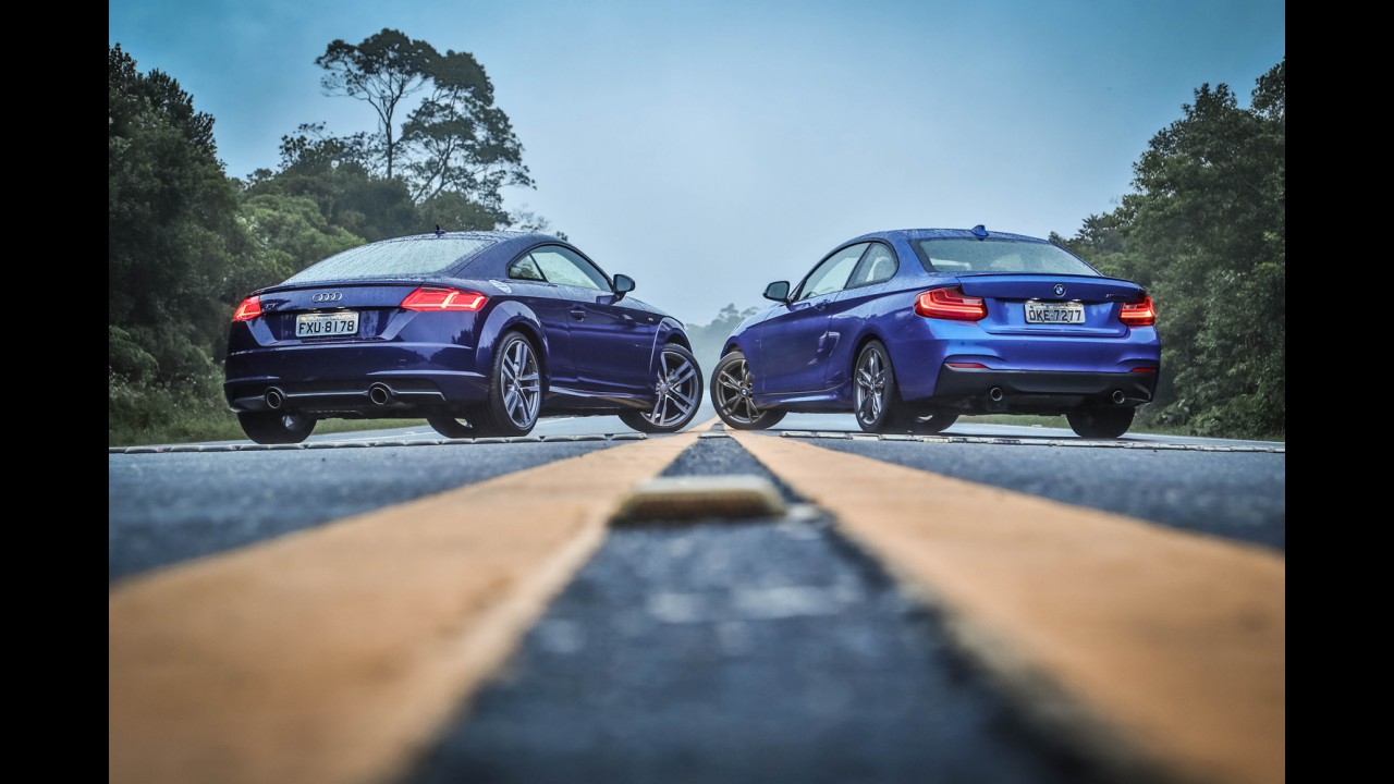 Cupês de sangue azul: novo Audi TT encara BMW M235i