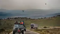 Volvo Paraglider stunt