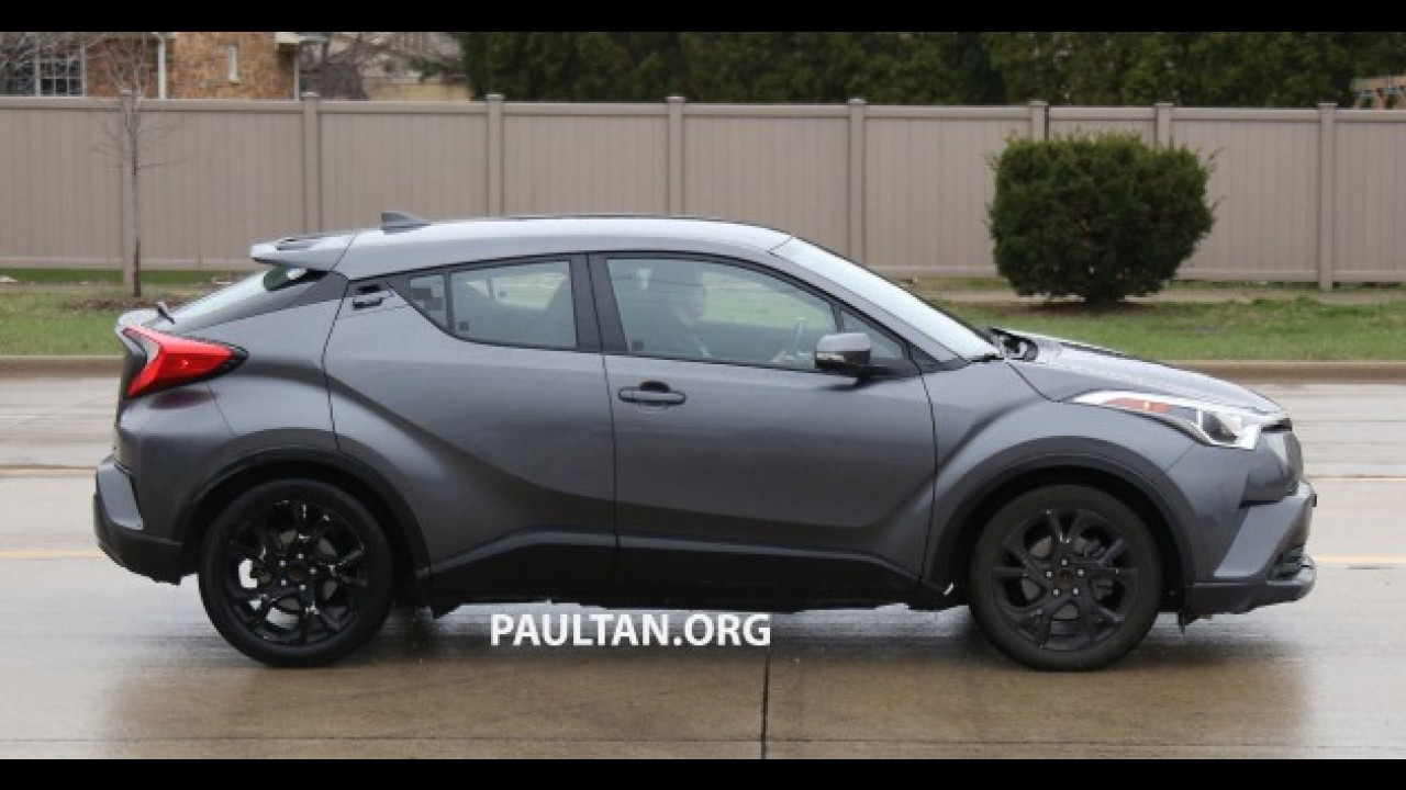 Flagra: Toyota C-HR já testa motor de Corolla em versão para as Américas