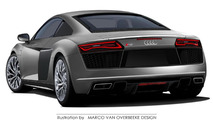 2015 Audi R8 rendering / Marco van Overbeeke