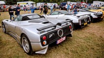 Pagani convoy to Goodwood