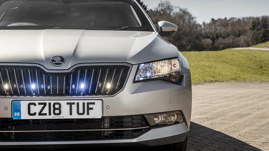 Armored Skoda Superb wagon