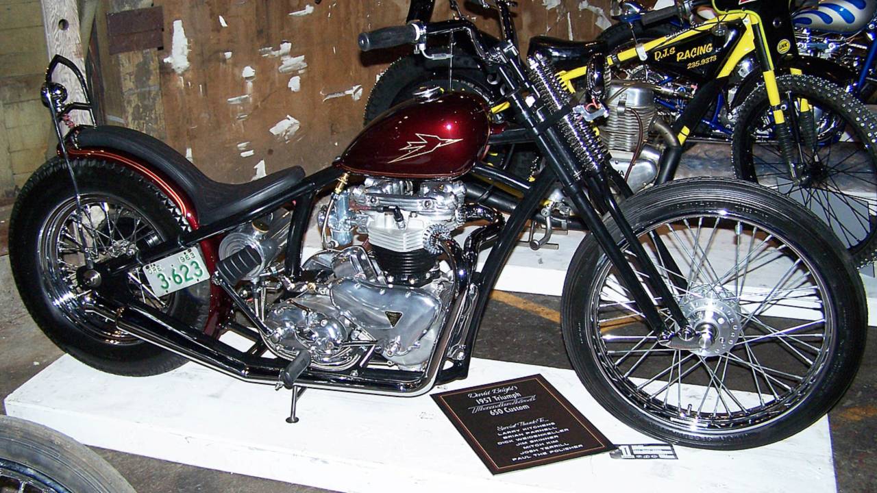 David Bright's '57 Triumph T-Bird 650 Custom