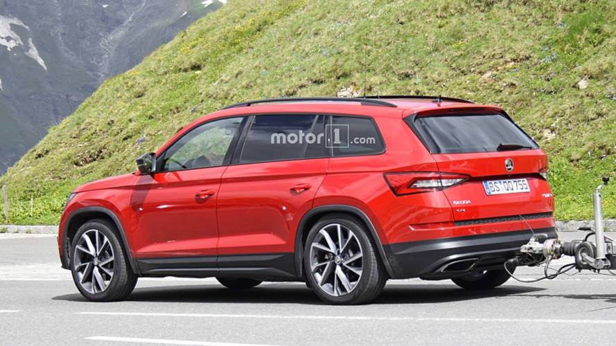 Skoda Kodiaq RS Photos espion