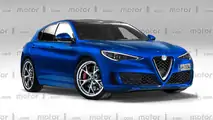 Nuova Alfa Romeo Giulietta, il rendering